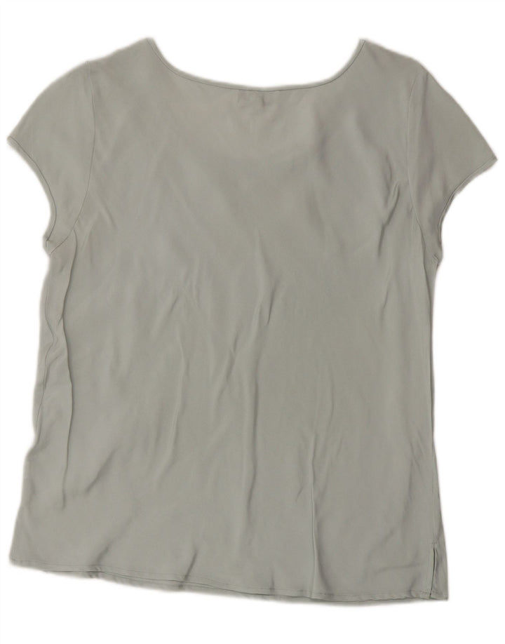 Blusa para mujer Balloon Top EU 38 Seda gris medio