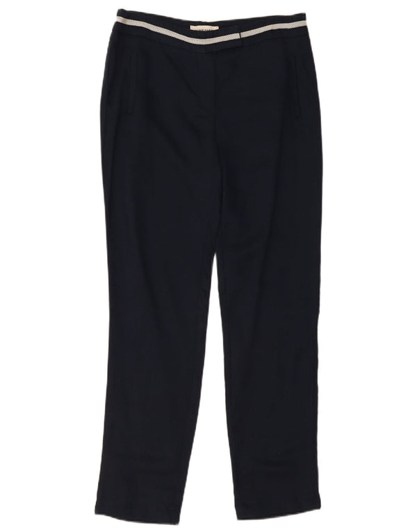 Naf Pantalón chino ajustado para mujer EU 36 Small W30 L28 Azul marino
