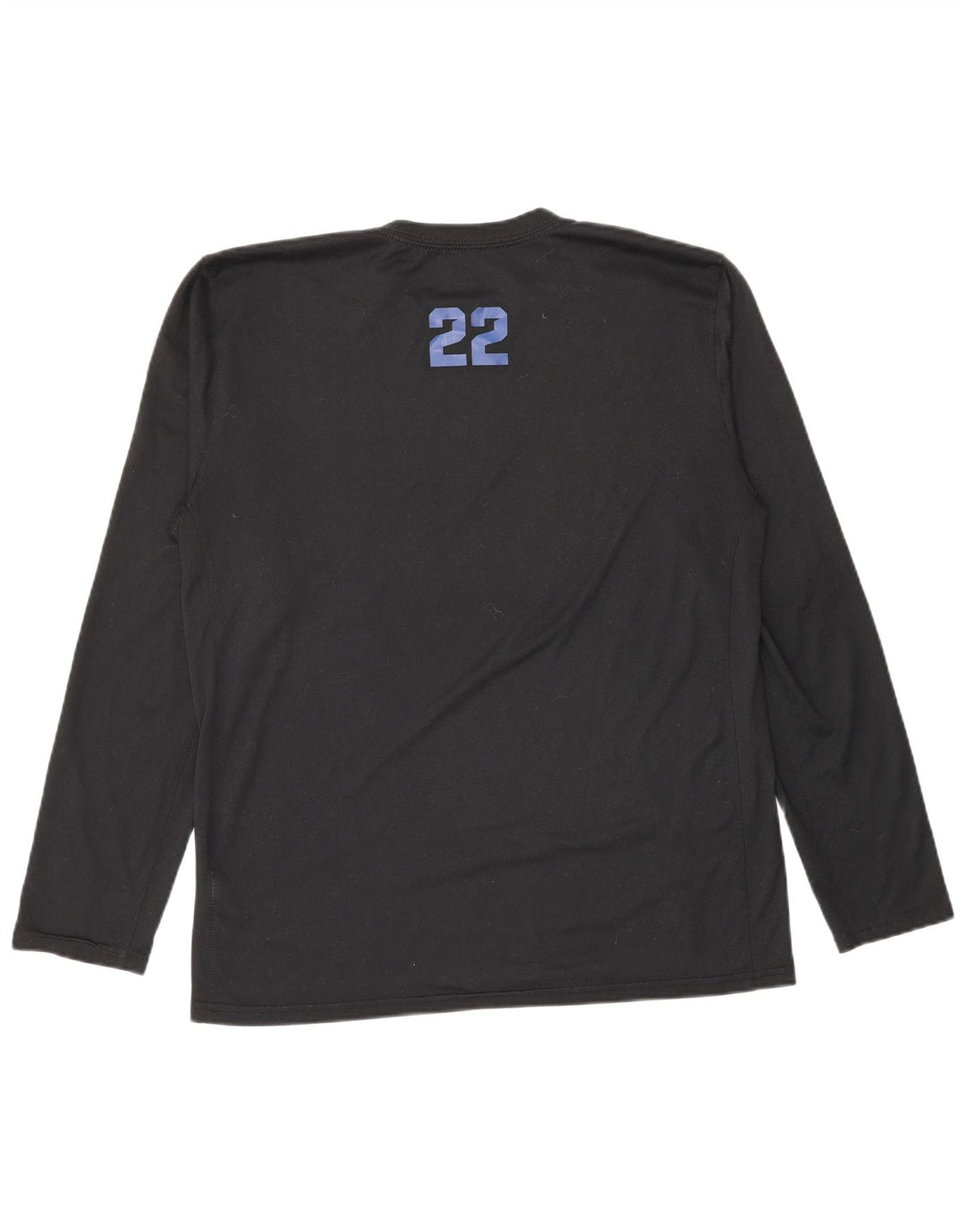 Nike Mens Wildcats Graphic Top manga larga poliéster negro grande