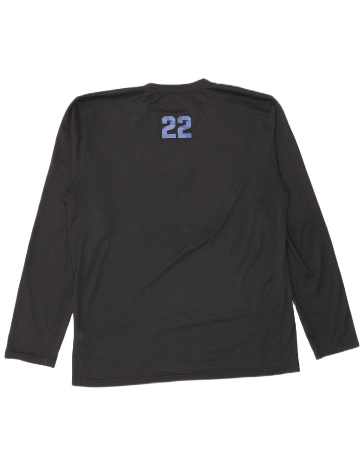 Nike Mens Wildcats Graphic Top manga larga poliéster negro grande