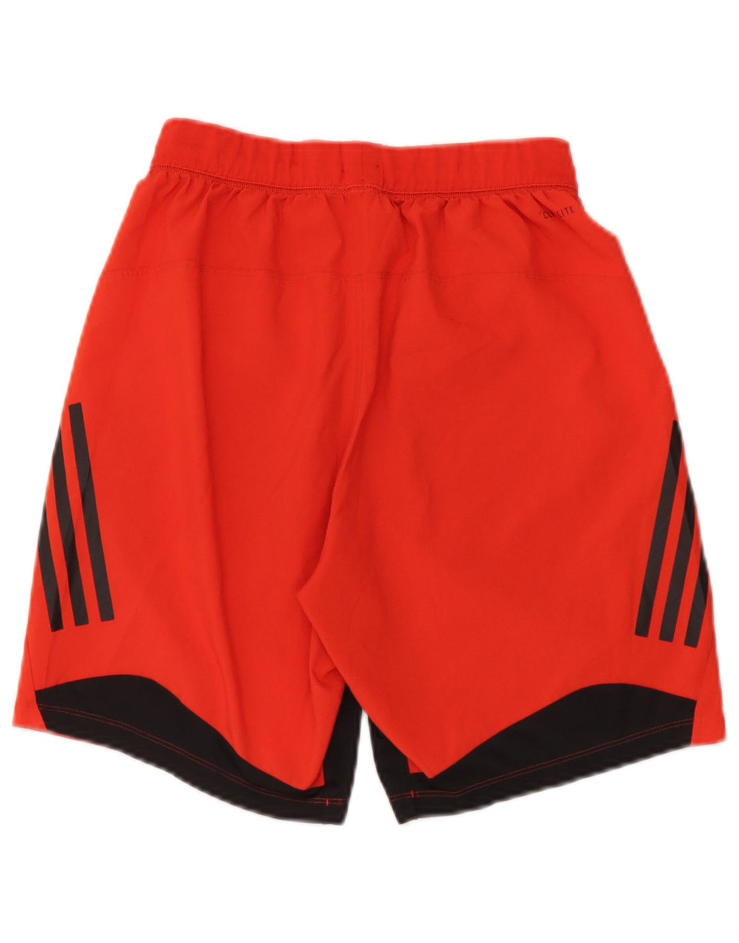 Adidas Mens Climalite Sport Shorts Pequeño Rojo Colorblock Poliéster