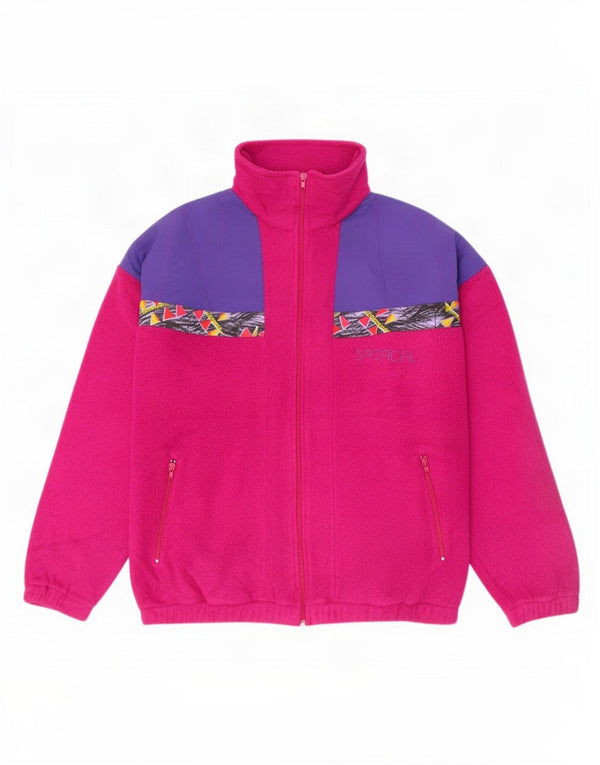 Chaqueta polar Sportful para hombre ES 46 3XL Poliéster color block rosa
