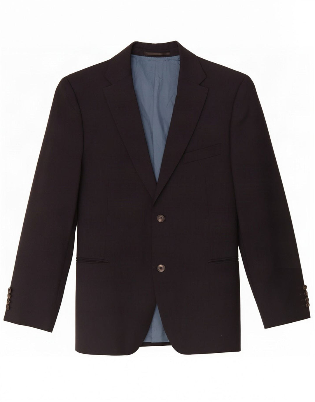 Hugo Boss Chaqueta tipo blazer de 2 botones para hombre UK 42 XL Lana a rayas azul marino