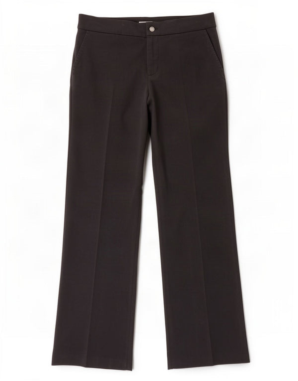 Calvin Klein Pantalones rectos para mujer US 6 Medium W32 L32 Negro