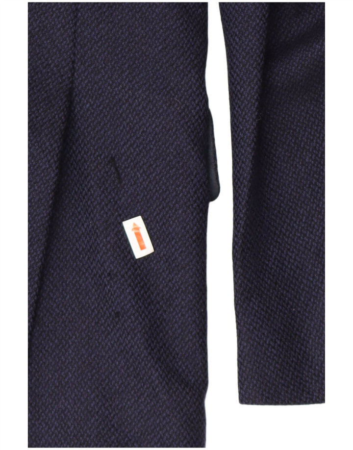 Burberry Chaqueta tipo blazer de 3 botones para hombre IT 50 Medium Azul marino Clásico