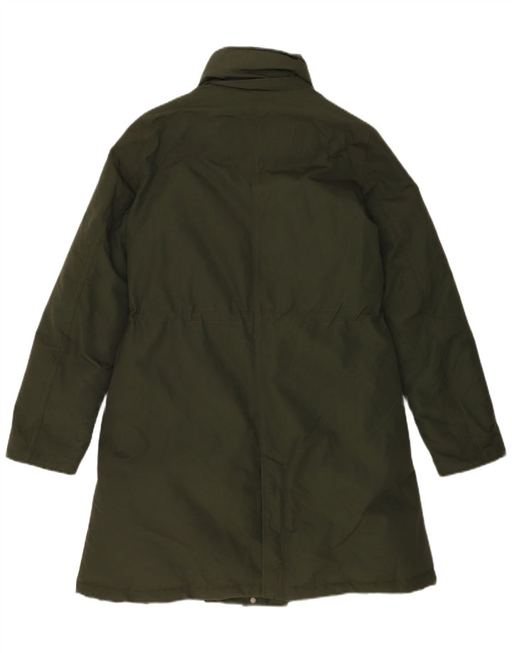 Woolrich Chaqueta Acolchada Extragrande para Mujer UK 10 Small Algodón Caqui