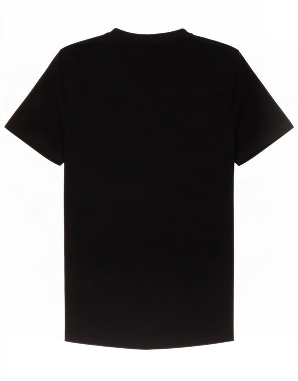Zara Camiseta Mujer Top UK 10 Small Viscosa Negra