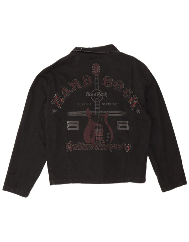 Hard Rock Cafe Chaqueta Bomber con Estampado New York para Hombre UK 38 Medium Black