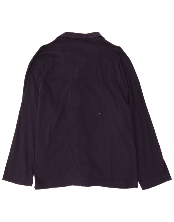 Camisa Marks & Spencer Hombre XL Algodón Azul Marino