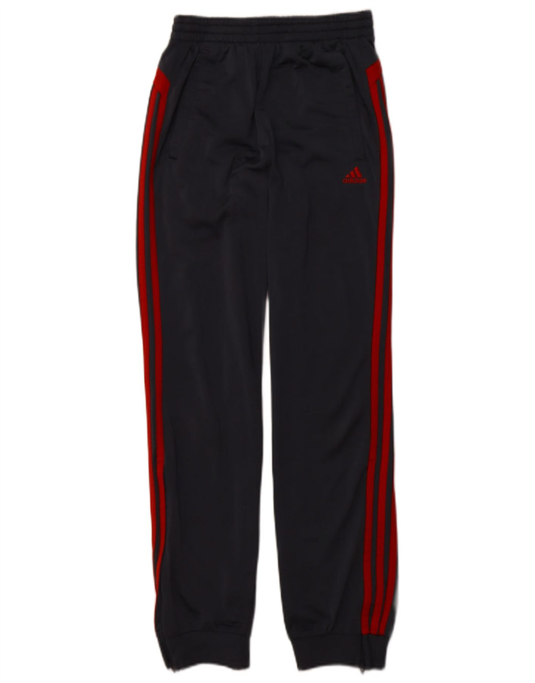 ADIDAS Boys Tracksuit Trousers Joggers 13-14 Years  Grey Polyester
