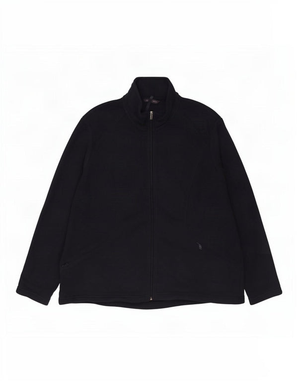 Marks & Spencer Chaqueta polar para mujer UK 20 2XL Azul marino Poliéster
