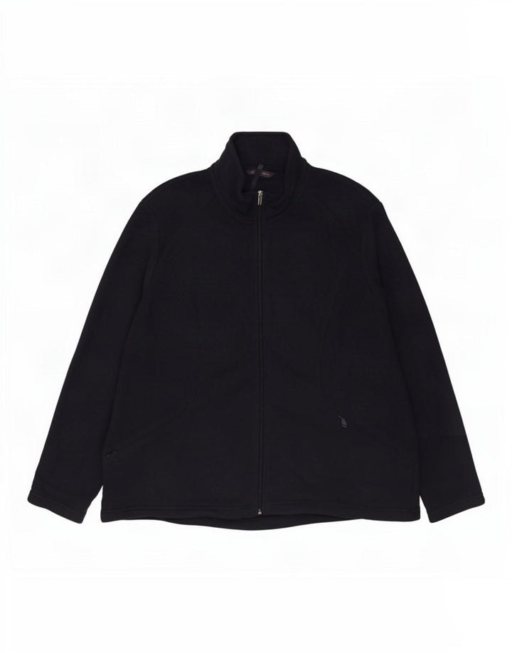 Marks & Spencer Chaqueta polar para mujer UK 20 2XL Azul marino Poliéster