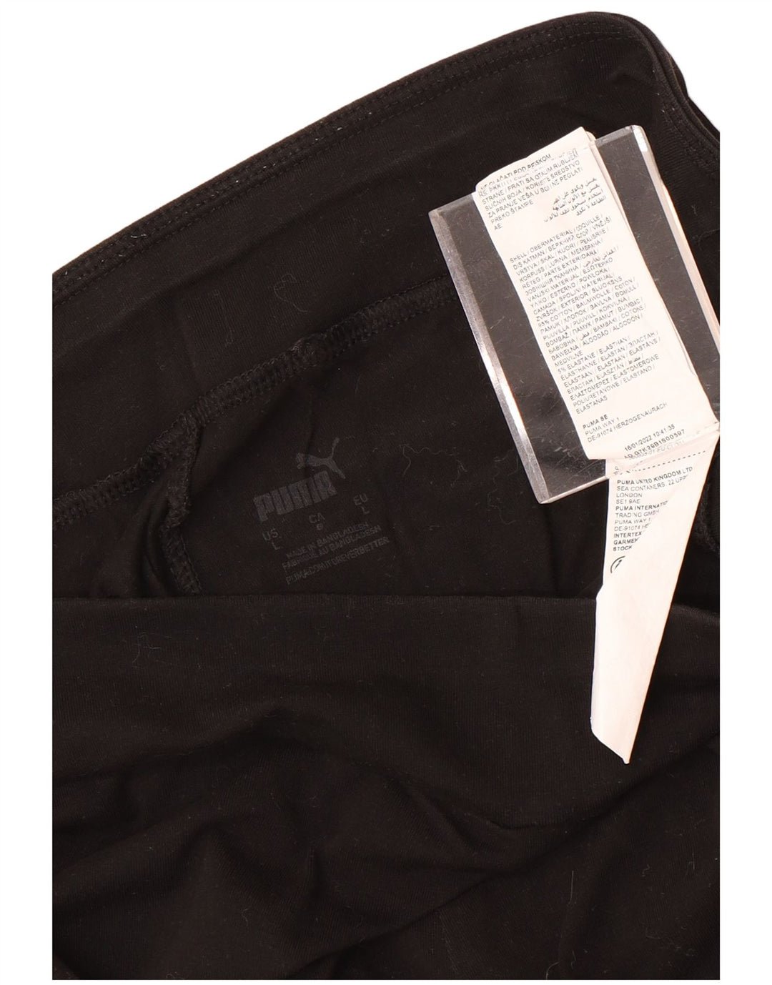 Puma Leggings para mujer Reino Unido 44 Grande Algodón negro