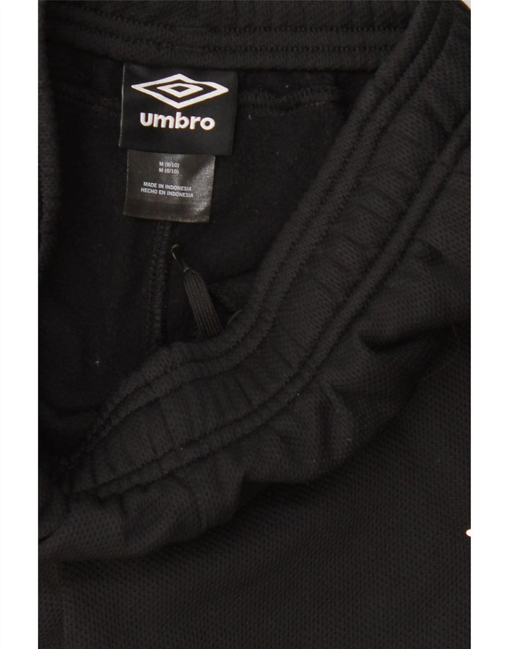 UMBRO Boys Tracksuit Trousers Joggers 8-9 Years Medium Black Polyester Vintage Umbro and Second-Hand Umbro from Messina Hembry 