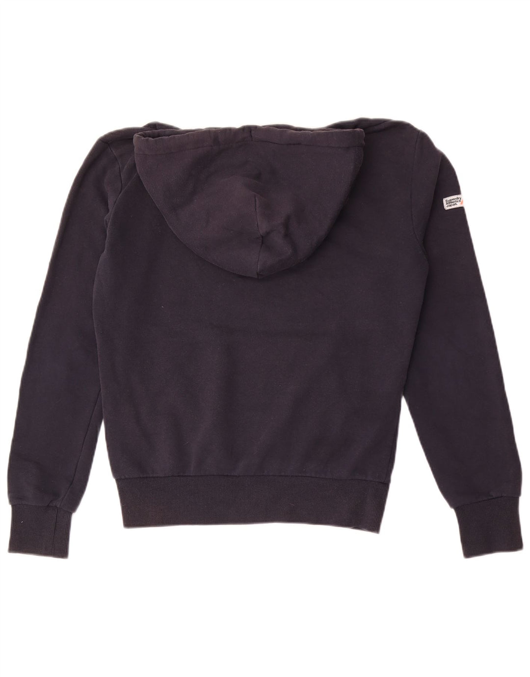 Superdry Hombre Sudadera Con Capucha Jumper Small Azul Marino Algodón