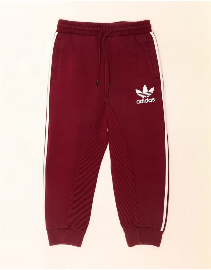 Adidas Hombre Pantalones De Chándal Joggers Medium Granate Algodón