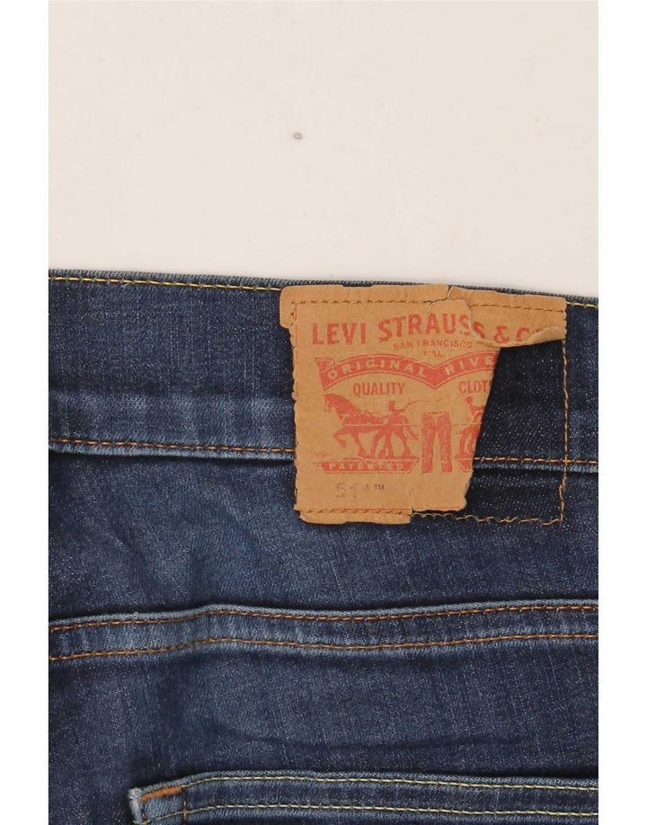 Levi's Hombre 511 Slim Jeans W33 L34 Algodón Azul Marino