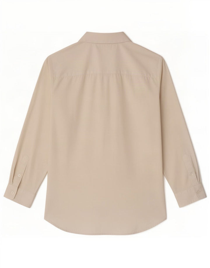 Zara Mujer Jersey Manga 3/4 Camisa UK 10 Small Blanco