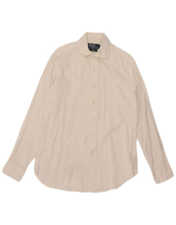 Polo Ralph Lauren Camisa Regent Classic Fit para hombre Suze 39 15 1/2 Mediano Blanco