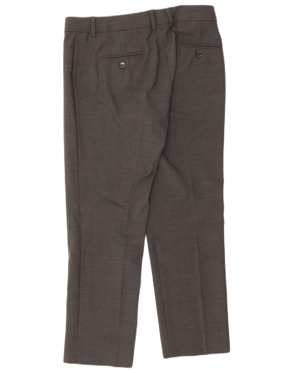 Max Mara Mujer Weekend Slim Fit Pantalones Casuales W26 L26 Gris