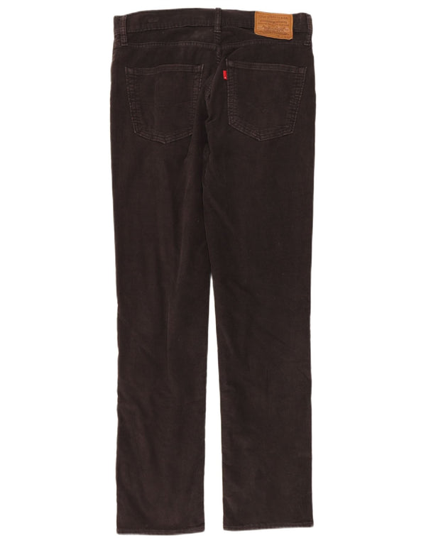 Levi's Mens 511 Slim Pana Pantalones W31 L32 Algodón Negro