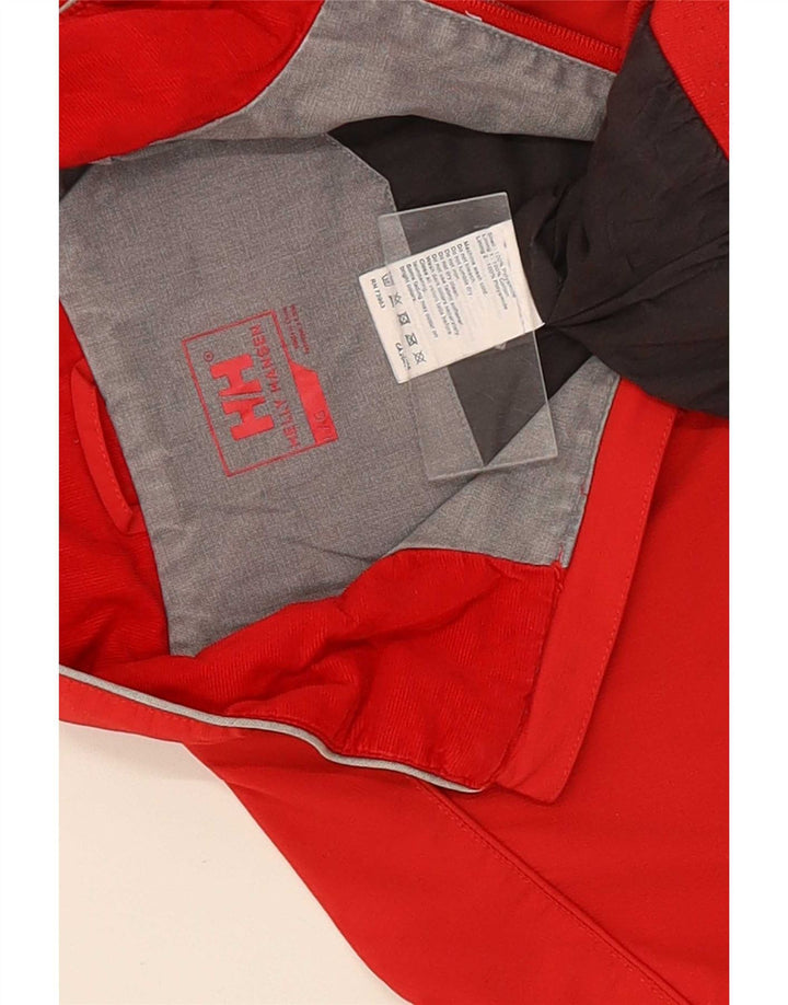 Helly Hansen Mens Graphic Bomber Jacket UK 40 Large Rojo Poliamida Deportes