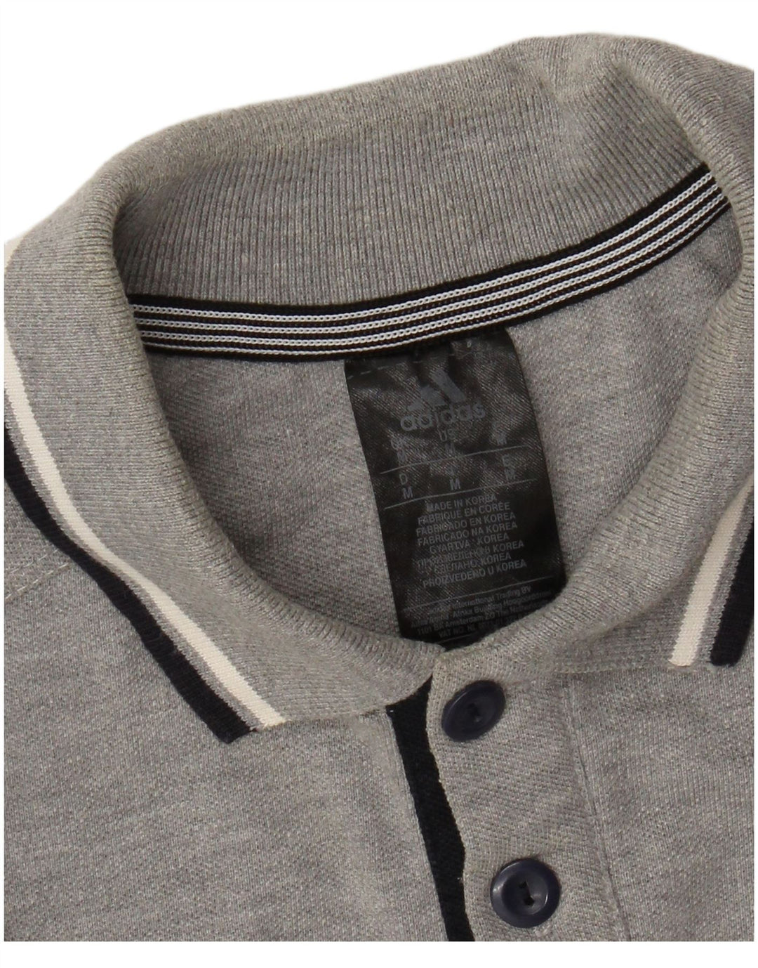 Polo ADIDAS Climacool para hombre gris medio
