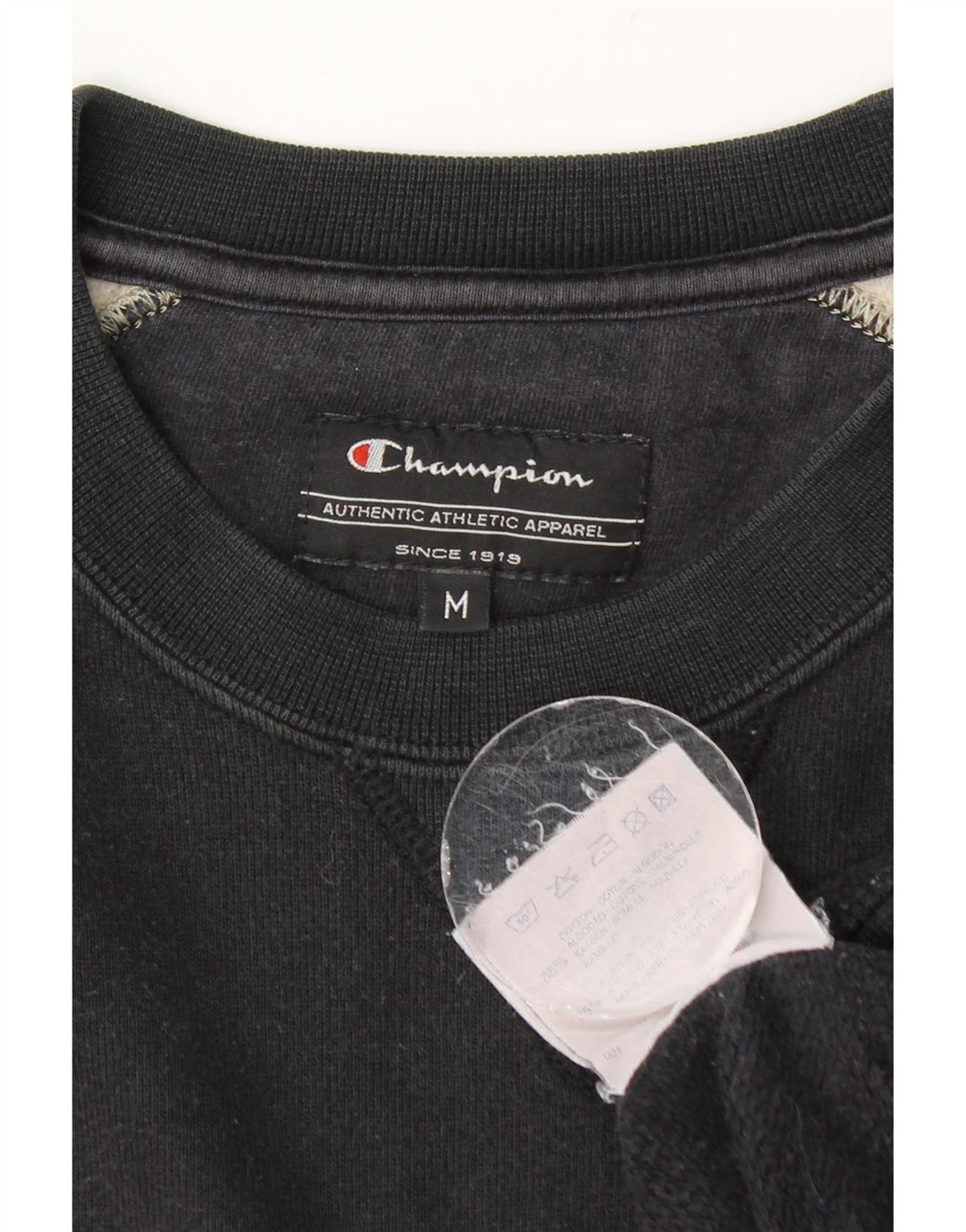 Champion Sudadera Estampada Con Estampado De Algodón Color Block En Negro Mediano