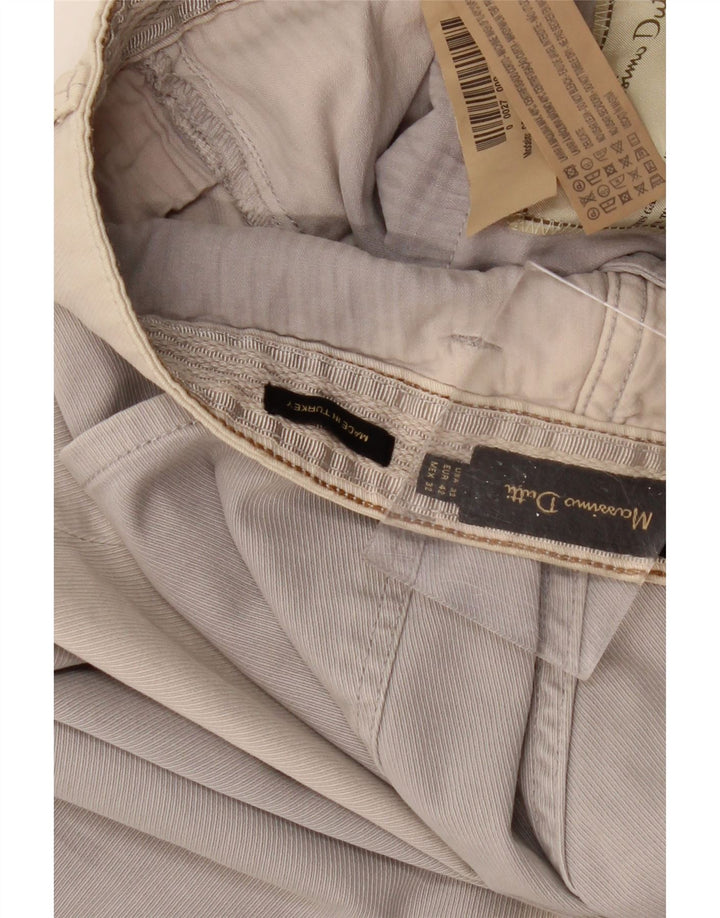 MASSIMO DUTTI Pantalones Casuales Rectos para Hombre EU 42 Large W32 L32 Gris