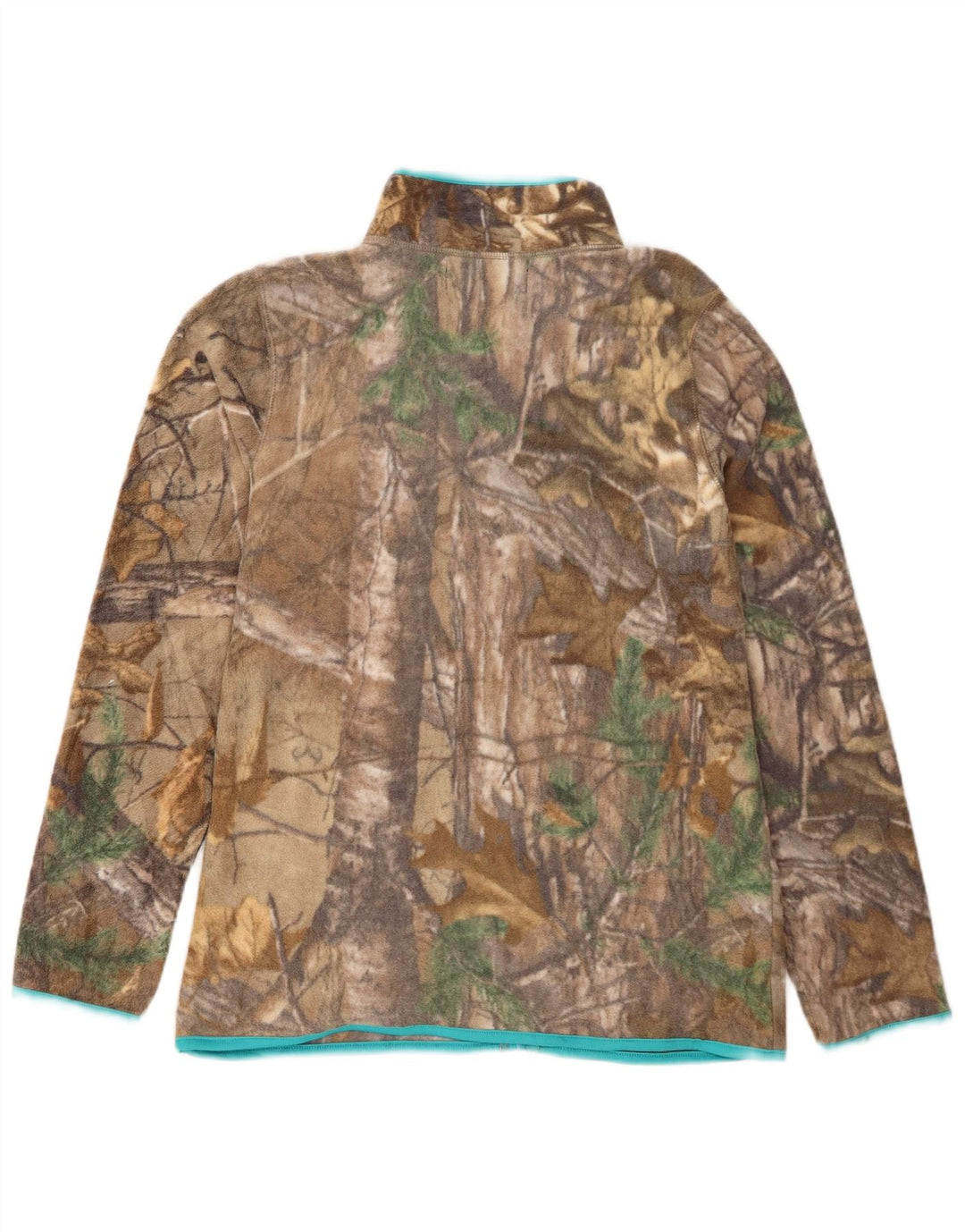 REALTREE Chaqueta polar para mujer US 4/6 Small Brown Colorblock