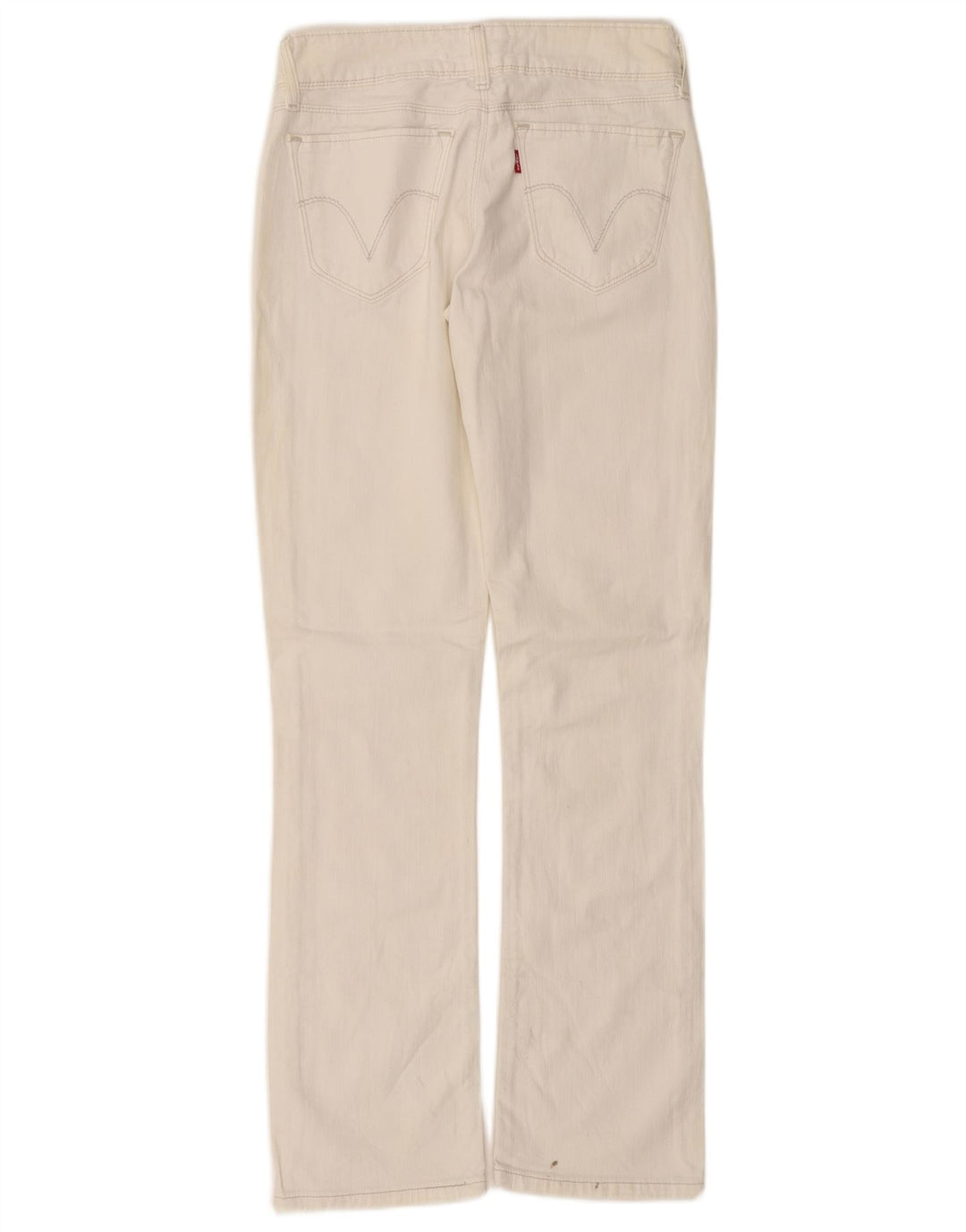 Levi's Vaqueros Rectos De Cintura Baja 470 Para Mujer W32 L32 Blanco Roto