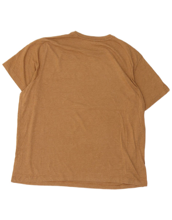 EDDIE BAUER Camiseta para hombre Top 2XL Algodón marrón