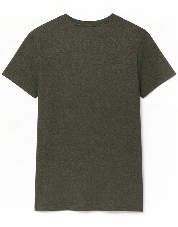 Jack Wills Camiseta para hombre Top Algodón moteado caqui medio