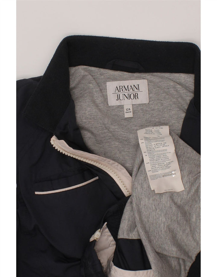 Armani Jeans Cazadora Bomber para Niño 11-12 Años Azul Marino Poliéster
