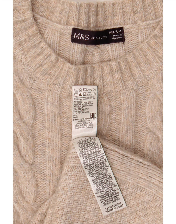Marks & Spencer Camiseta sin mangas para mujer UK 44 Poliéster beige medio