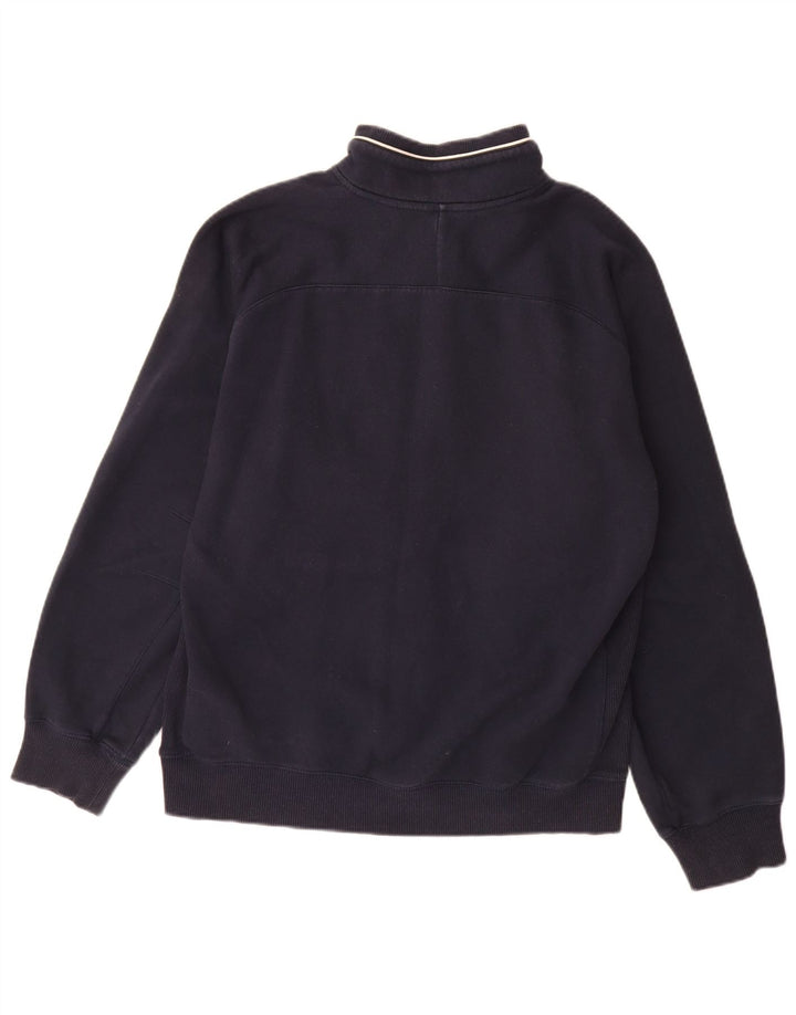 Nike - Chaqueta de chándal para hombre, talla 38/40, algodón azul marino mediano