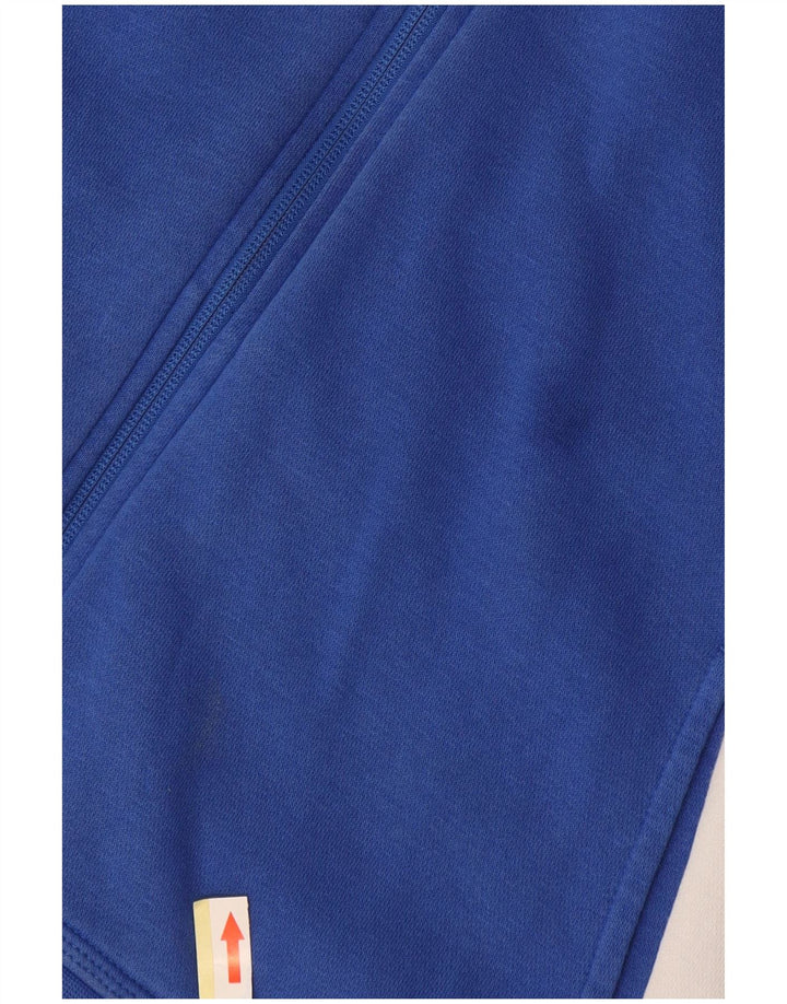 NIKE Sudadera con capucha y cremallera para niños 13-14 años XL Azul Colorblock Algodón