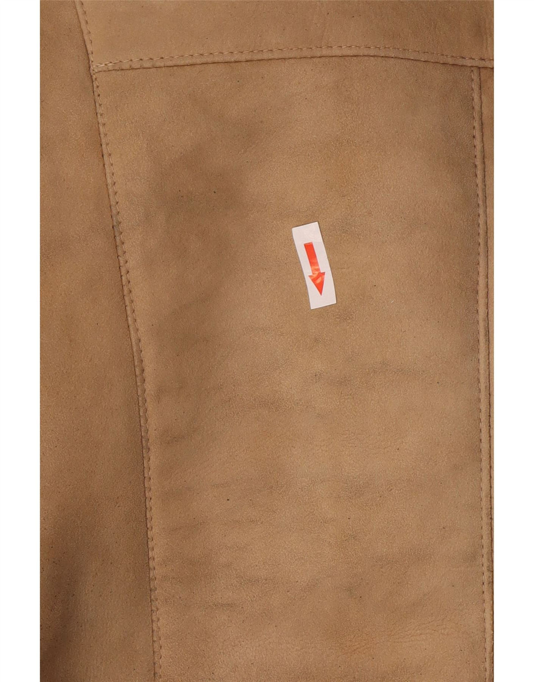 Vintage mujer shearling abrigo Reino Unido 10 pequeño beige