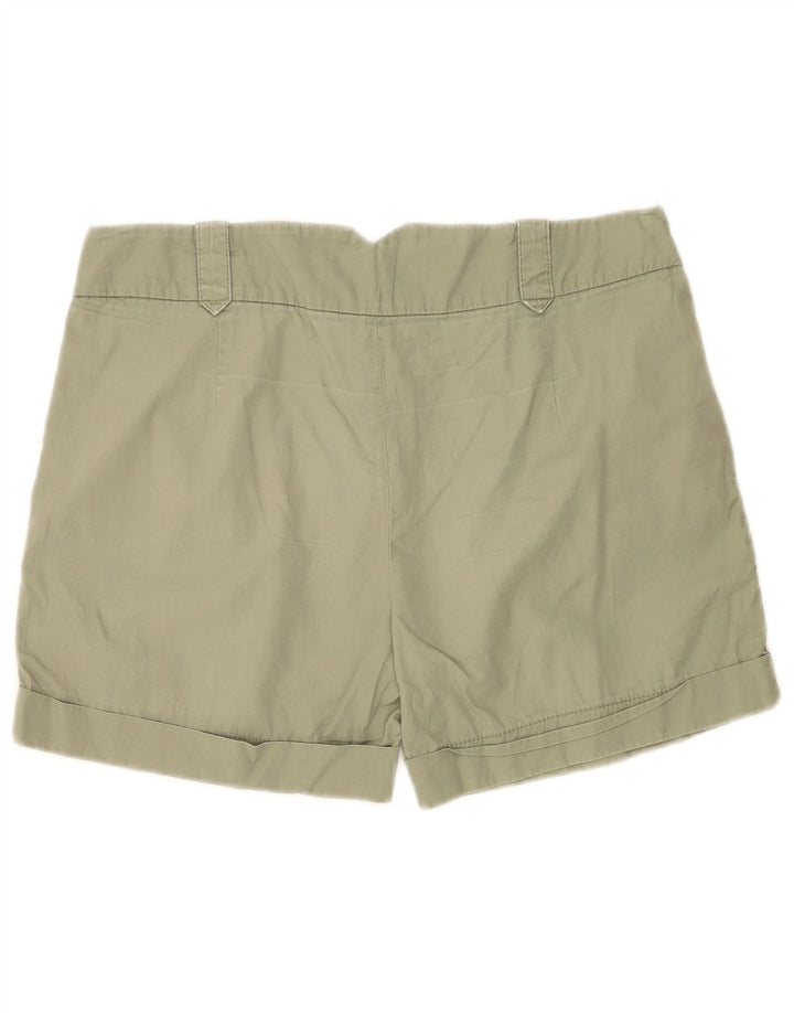 Zara Mujer Pantalones Cortos Chinos Pegged Mediano W28 Algodón Verde