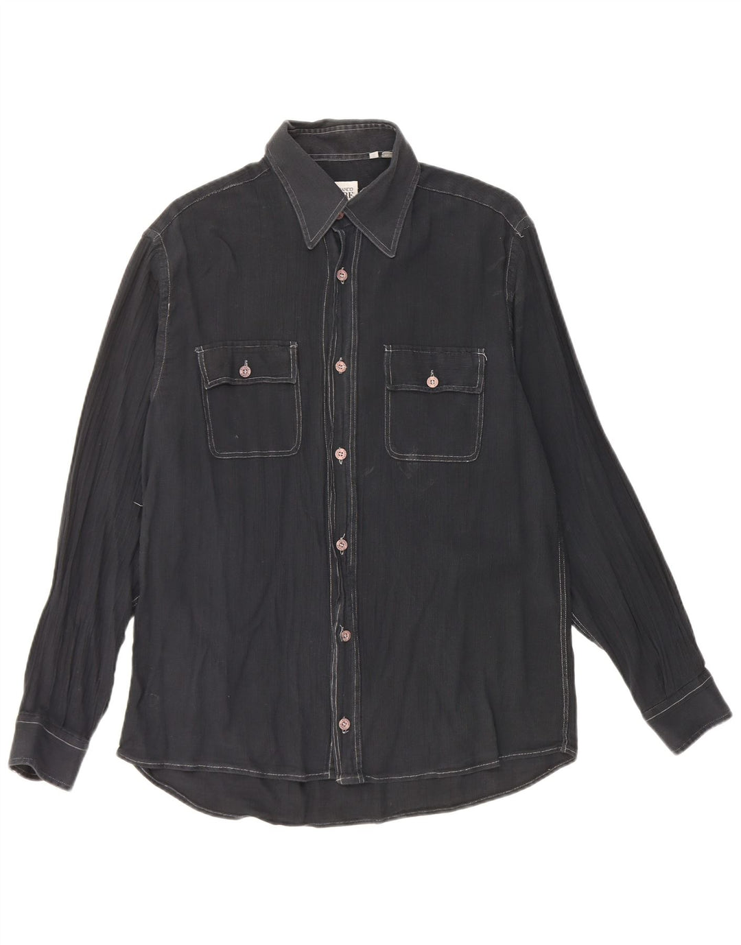 Camisa Gianfranco Ferre Hombre Mediana Azul Marino
