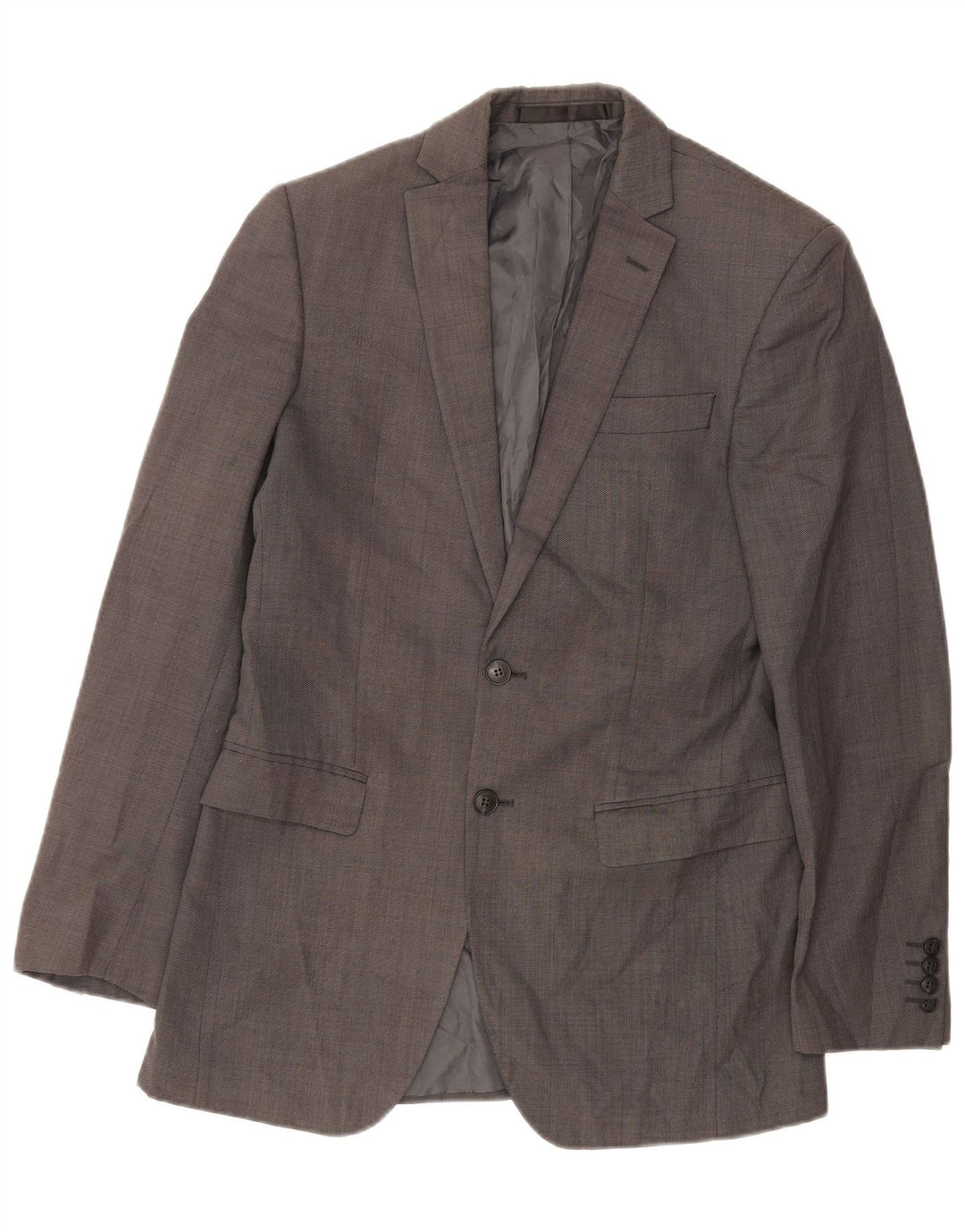 Marks & Spencer Chaqueta tipo blazer de 2 botones para hombre UK 36 Small Grey Wool