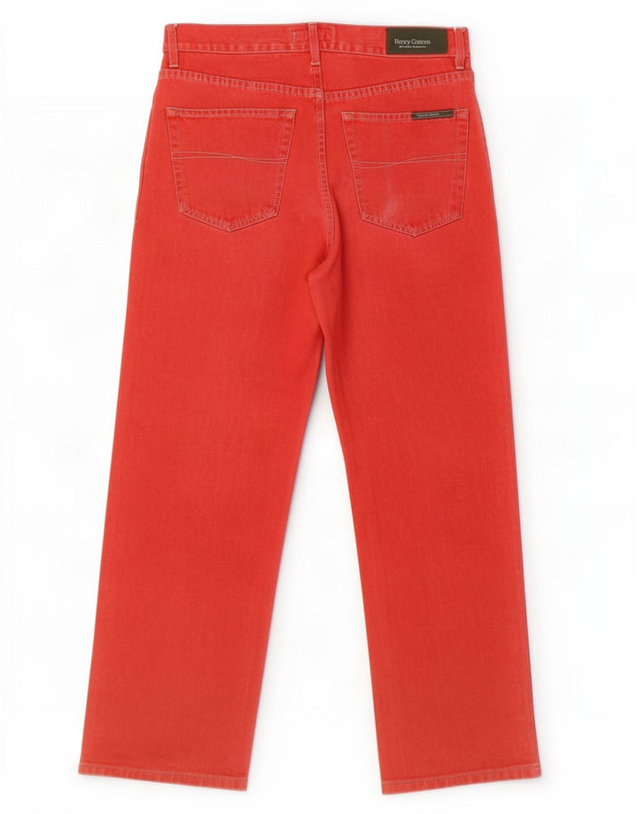 Vaqueros rectos para hombre Henry Cottons W31 L27 Rojo