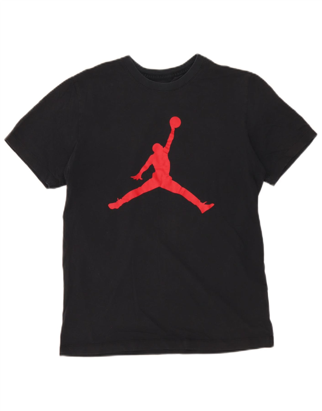 Jordan - Camiseta gráfica para hombre, talla pequeña, algodón negro