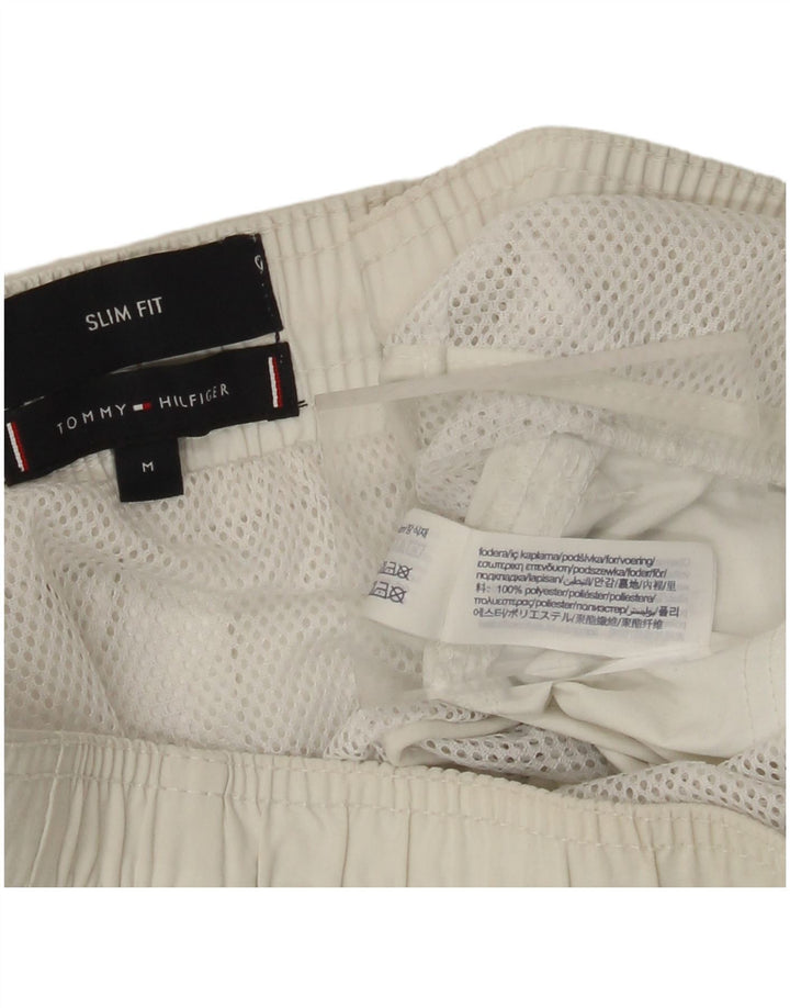 TOMMY HILFIGER Bañador con estampado gráfico para hombre Medium White Colourblock