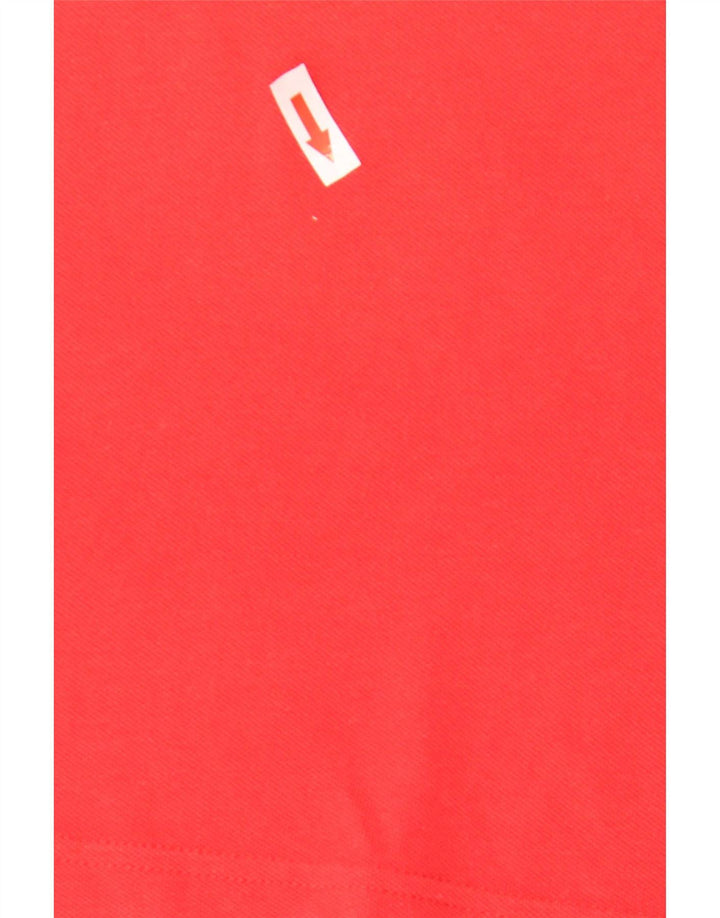 Polo Diadora Hombre Algodón Rojo Medio