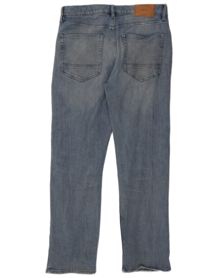 Marks & Spencer Jeans rectos para hombre W32 L29 Algodón azul