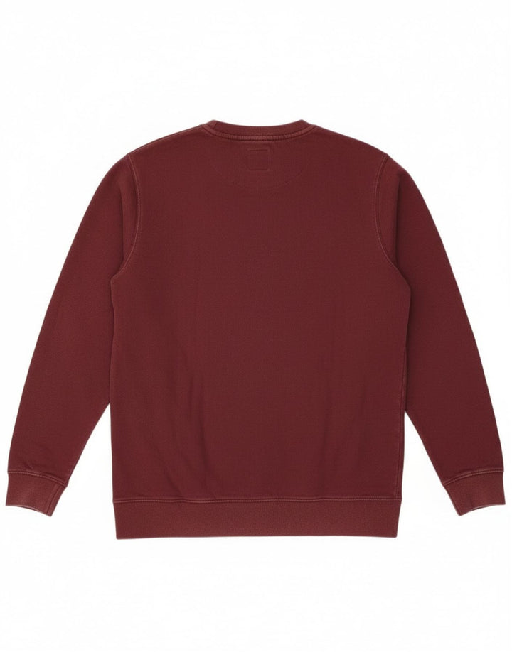 Vans Hombre Graphic Sudadera Jumper Small Borgoña Algodón