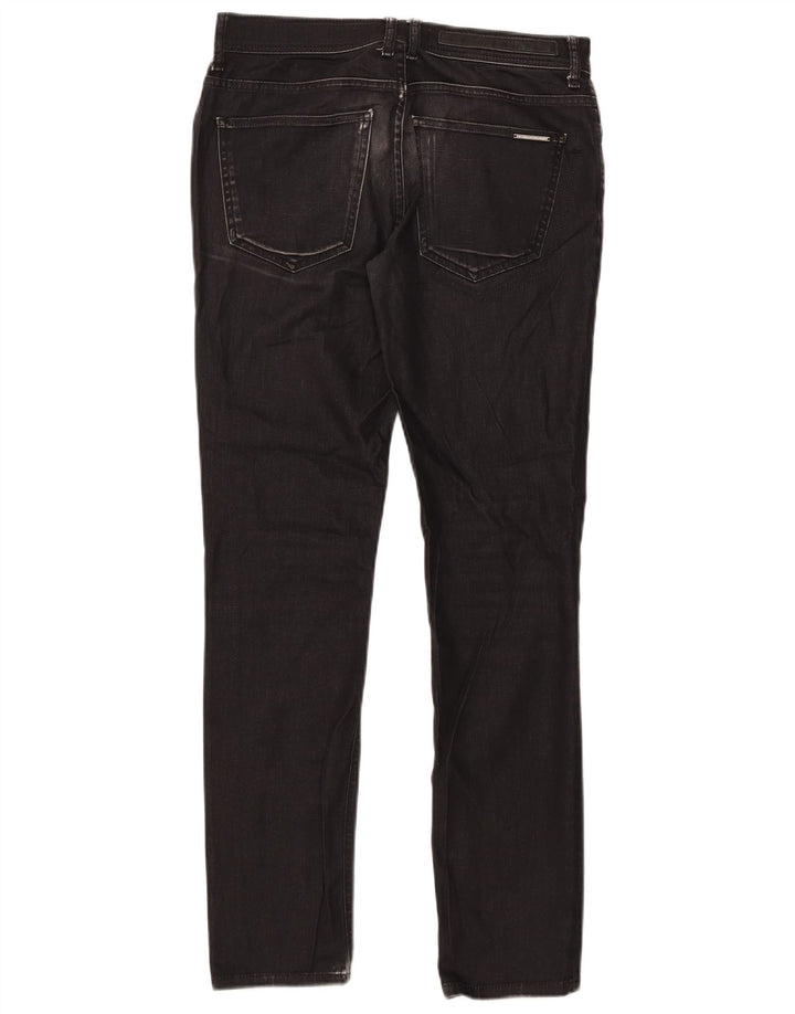 Zara Mens Slim Jeans EU 40 Medium W31 L31 Algodón Negro