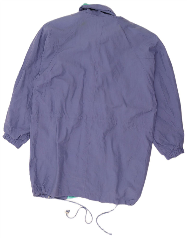 Marcel Clair Chaqueta impermeable extragrande para mujer EU 38 Poliamida azul medio