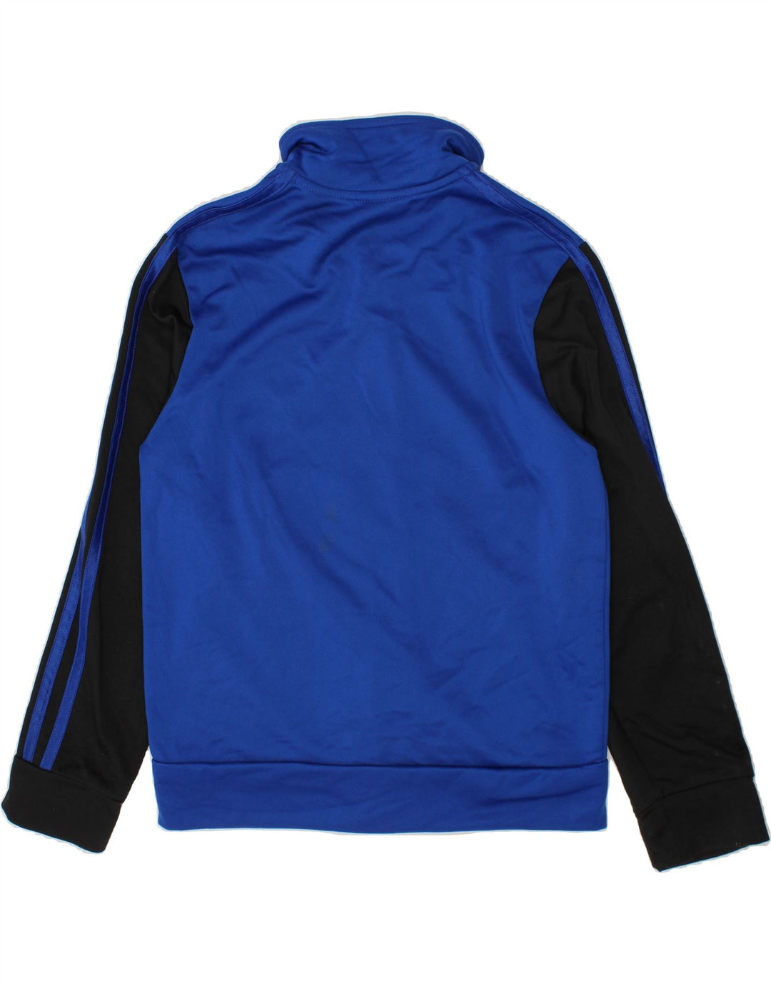 ADIDAS Boys Tracksuit Top Jacket 7-8 Years Small Blue Colourblock Vintage Adidas and Second-Hand Adidas from Messina Hembry 